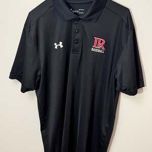 LR Baseball Black Polo-Heat Gear-Under Armour-Size Large